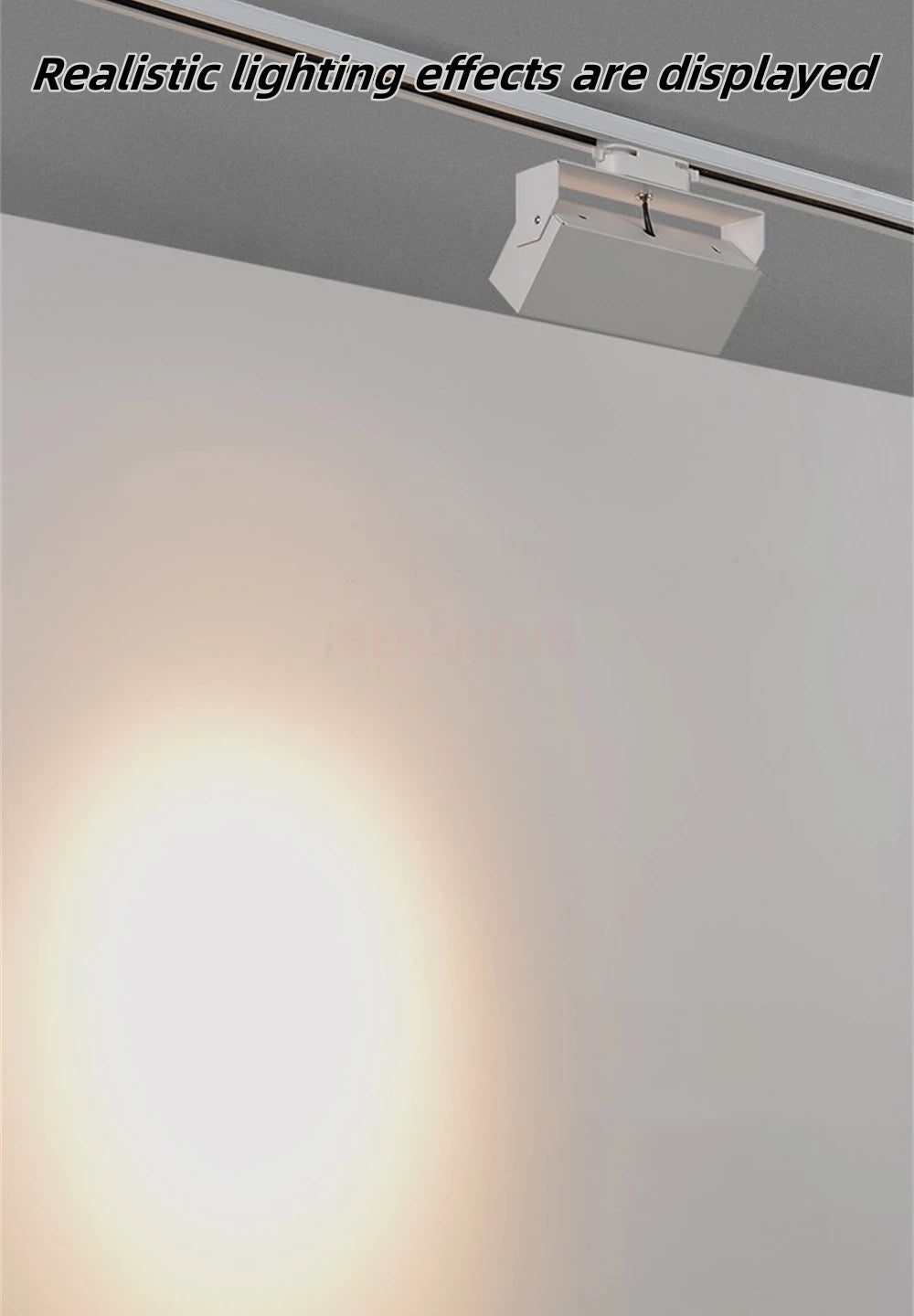 Dimmable LED Track Spotlight 12W-40W Epistar CRI 90+ 110lm/W 3-CCT AC 90-260V Aluminum