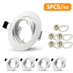 Recessed Ceiling Downlight Housing Frame 50mm Cutout for GU10 GU5.3 MR16 Spotlight Bulbs