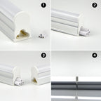 LED T5 T8 Tube Light 6W 8W 10W 12W 30cm 60cm SMD2835 No Adapter CRI 80+ 85-265V