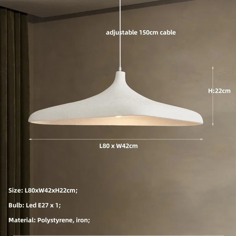 Japanese Wabi-Sabi E26 E27 Hand-Knitted Pendant Light Bracken Brown 150cm Cord AC 90-260V
