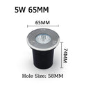 LED Underground Ground Light 1W 3W 5W COB IP67 AC 85-265V DC 12V 10 Pack 25cm Cable