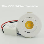 Mini LED Recessed Spot Downlight 1W 3W COB Dimmable Cabinet Hallway Stair Lighting