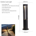 IP65 LED Garden Lawn Lamp 7W 10W 12W Die-Cast Aluminum AC 110-220V Warm Natural Cool White