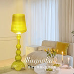 Italian Designer Hollowed Acrylic Floor Lamp E27 500x1650mm AC 110-240V White Black Blue