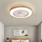Nordic Wood LED Ceiling Fan 50cm 72W 6-Speed 3-CCT App Remote AC 110-220V 4.2kg