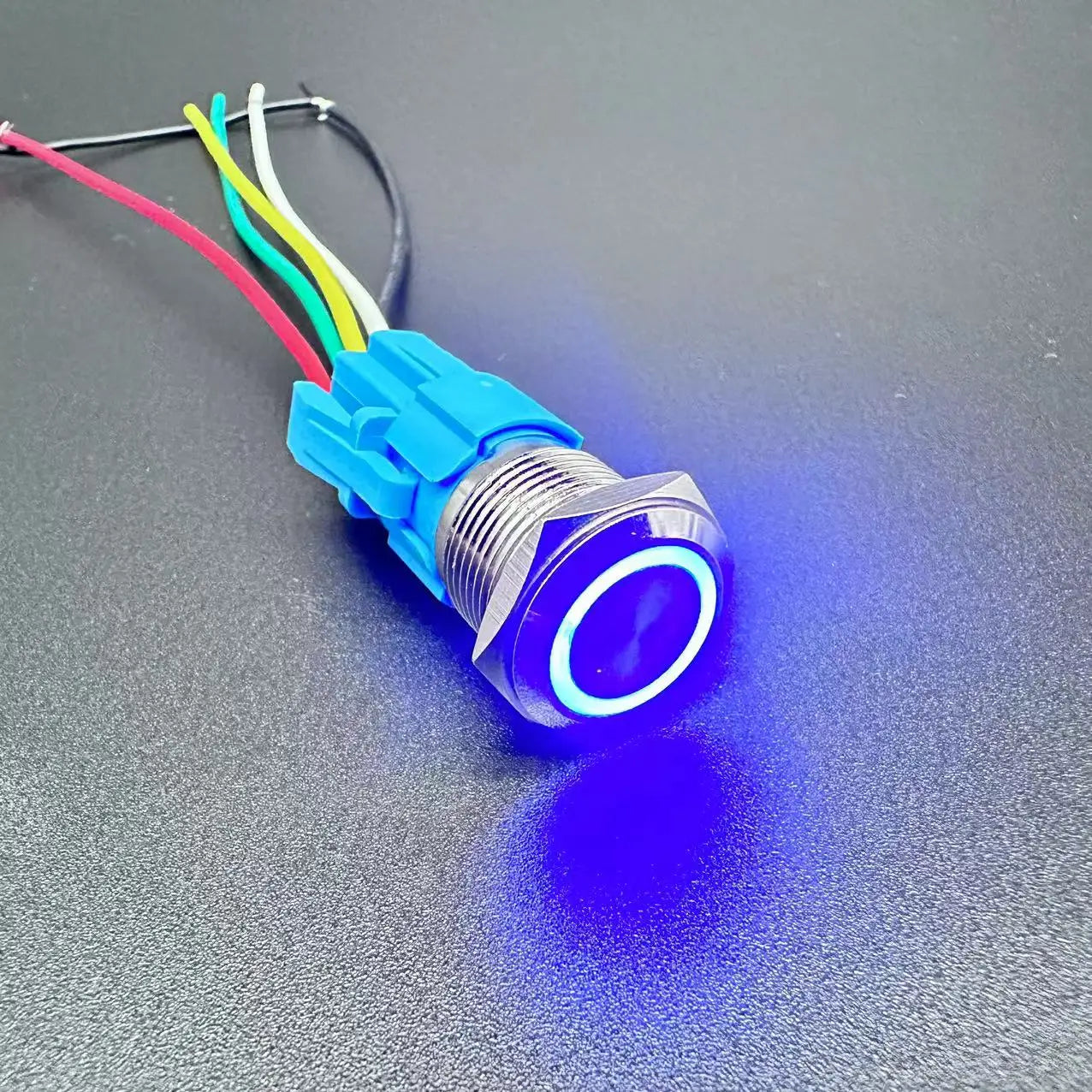 Waterproof LED Metal Push Button Switch 12mm 16mm 19mm 22mm 5A Momentary Latching 5-220V