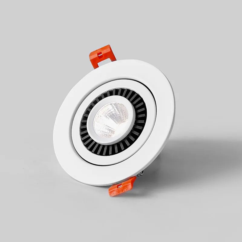 Dimmable 360-Degree Rotating COB LED Recessed Downlight 7W 9W 12W 15W 20W 24W 85-265V