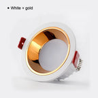 Recessed Anti-Glare LED Downlight 5W 7W 9W 12W 15W 18W 24W 30W Aluminum Dimmable CRI 90 IP42 AC 85-265V Ceiling Spot Driver Included