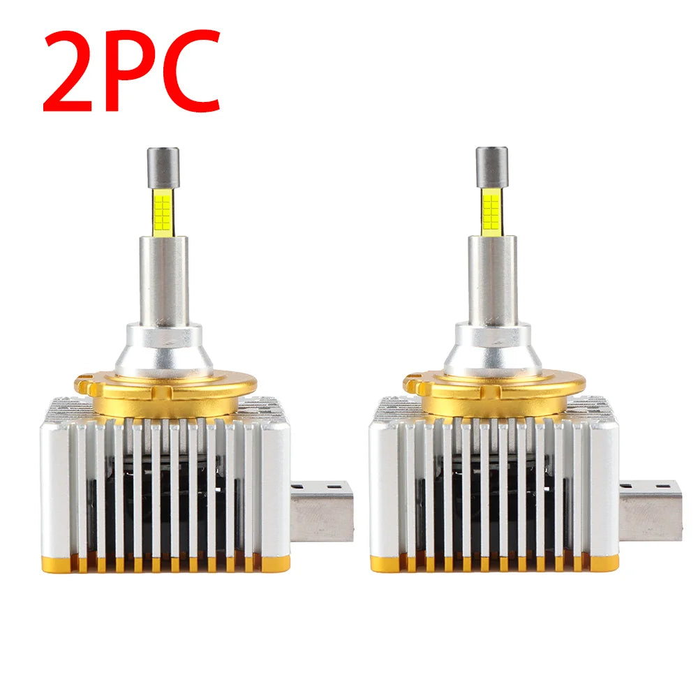 D1S D2S D3S D4S D1R D2R D3R D4R LED Headlight Bulb Canbus 6000K 360° CSP IP68 Plug-Play