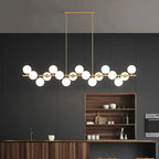 Modern Multi-Head Ironware Acrylic Pendant Chandelier 7-19 Heads 45-95W AC 90-265V