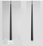 Dimmable Cone Long Tube LED Pendant Light Hanging 7W Lamp Aluminum Acrylic Home Kitchen Island Dining Living Room Bar Cafe