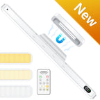Rechargeable LED Light Bar 5W 120 LEDs 3-Color 5-Brightness Magnetic USB 2500mAh 300mm