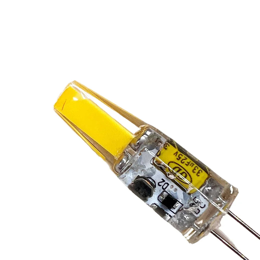 G4 LED COB Bulb 6W 250lm 360° CRI 80+ DC 12V Warm Cool White Chandelier Spotlight