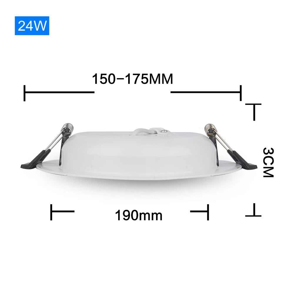 Low Voltage LED Recessed Downlight AC DC 12V 24V 36V 3W 6W 9W 12W 15W 18W 24W 36W SMD 2835 Aluminum Warm White Cool White