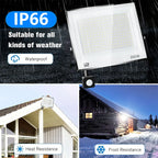 IP66 PIR Motion Sensor LED Flood Light 20W 30W 50W 70W 100W 150W 200W 300W Die Cast Aluminum AC 100-130V or 175-265V Outdoor Garden Security