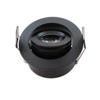 3W LED Recessed Downlight D52mm 41mm Cutout 45° 180lm AC 85-265V Black Aluminum 3-Color