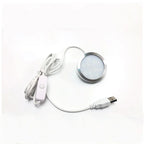 USB 5V Ultra Thin LED Cabinet Spotlight 10W 5730 LED Aluminum Surface Mount 60mm Round Warm White Cool White Indoor RV Caravan
