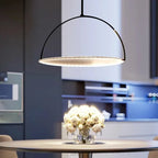 Nordic Fabric Pendant Light Creative Art Dining Table Restaurant Iron Polished Chrome 90-260V