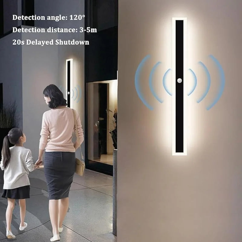IP65 Outdoor LED Wall Light PIR Motion Sensor Dimmable Aluminum AC 85-265V Up Down