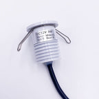 IP65 RGB Mini LED Recessed Spotlight 3W DC 12V 27mm Cutout 30 Degree Brushed Stainless Aluminum PWM Dimmable Stair Ceiling RV