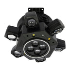 120W RGBW Stage Light 25CH DMX512 CREE Laser Strobe Sound 540° Rotation AC 95-245V US Plug