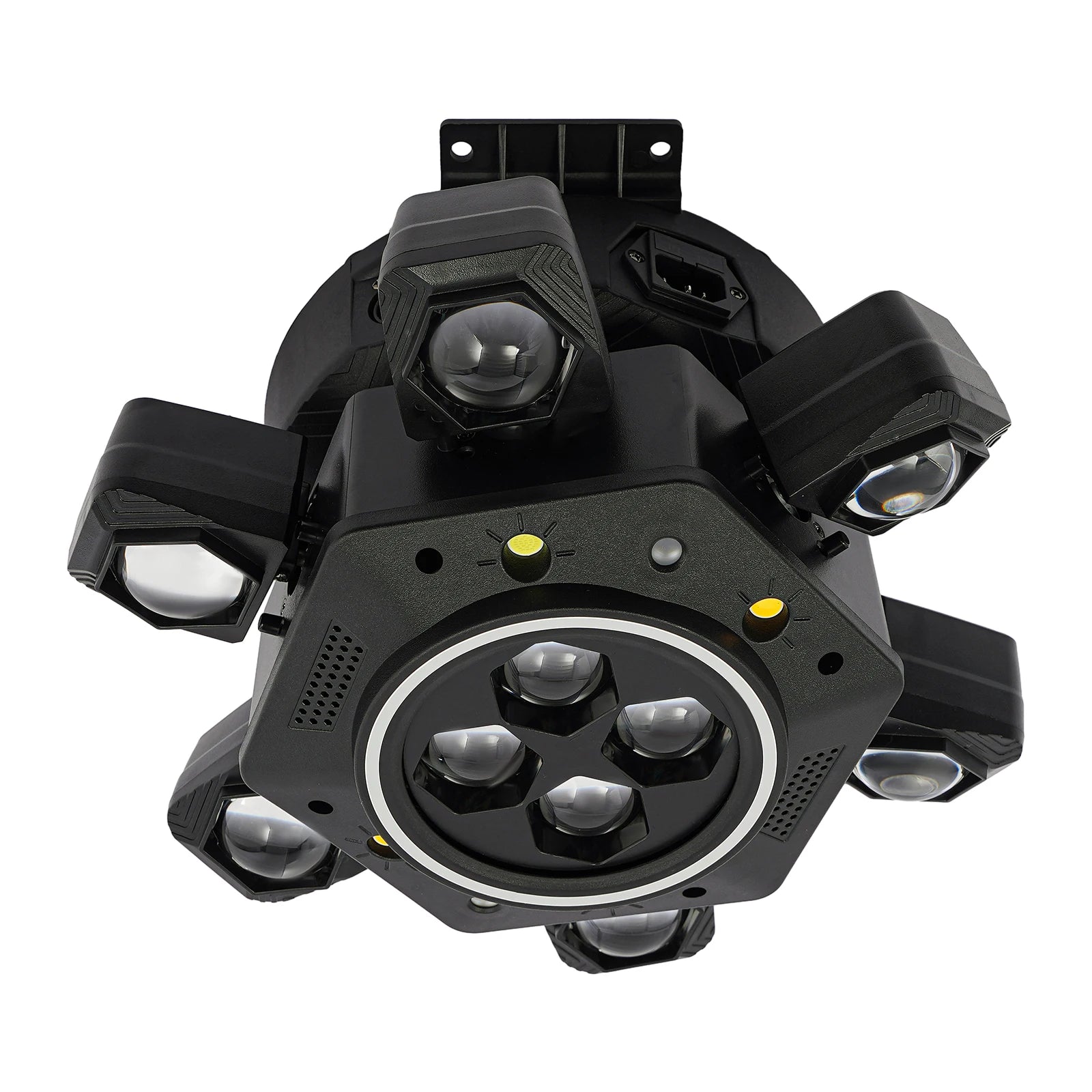 120W RGBW Stage Light 25CH DMX512 CREE Laser Strobe Sound 540° Rotation AC 95-245V US Plug