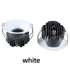 IP65 Waterproof COB LED Recessed Downlight 5W-35W 24° CRI 85+ 85-265V Bathroom Kitchen