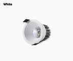 Dimmable COB LED Recessed Downlight 7W 10W 12W 15W 20W 24W Selectable Beam CRI 90+ 85-265V
