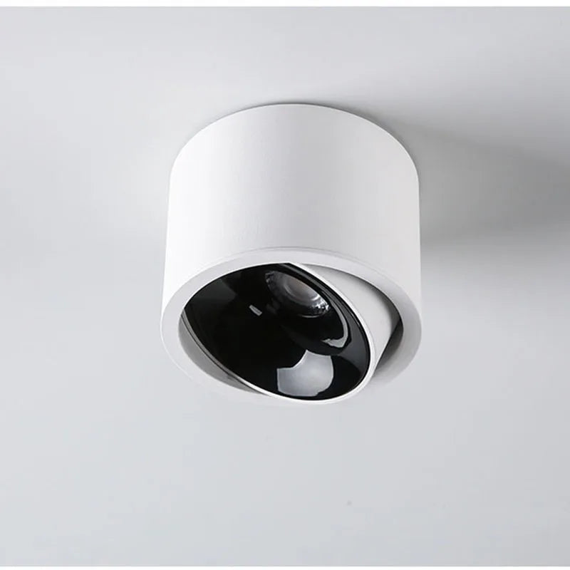 Adjustable COB LED Surface Mounted Spotlight 5W 7W 9W 12W 15W Dimmable 85-265V
