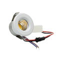 Mini COB LED Recessed Spotlight 3W 270lm D37mm 29mm Cutout AC 90-260V Dimmable 10 Pack