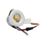 Mini COB LED Recessed Spotlight 3W 270lm D37mm 29mm Cutout AC 90-260V Dimmable 10 Pack