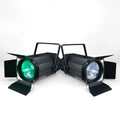 200W RGBW COB 4-in-1 Zoom PAR Stage Light 5-50° DMX 9CH Strobe 25fps AC 110-240V 6.3kg
