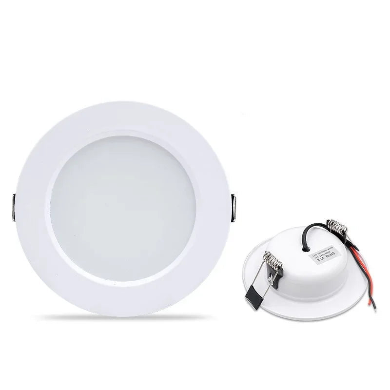 LED Recessed Downlight 5W 9W 12W 15W 18W Epistar DC12V DC24V AC110-220V 120° 2-Year