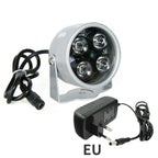 4-Array IR LED Illuminator CCTV Night Vision 10-40m Auto Sensor DC 12V Waterproof 60x55x75mm