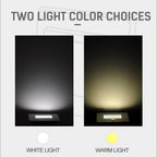 3W IP65 LED Stair Step Wall Lamp 100lm/W AC 85-265V White Black Gray Warm Natural Cool