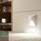 3W LED Recessed Step Light Square Round Black White AC 90-260V Anti-Glare Stair Wall