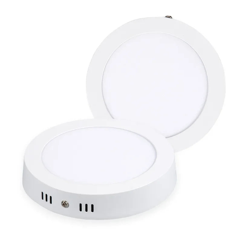 Surface-Mount Square LED Panel Light 6W 12W 18W 24W 120° PF97% AC 85-265V Driver Included