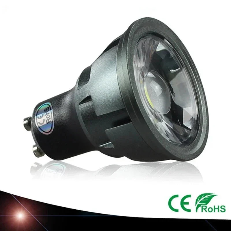 GU10 COB LED Spotlight Bulb 6W 9W 12W 60 Degree Warm White Aluminum AC 85-265V Living Room Kitchen 3 Year Warranty