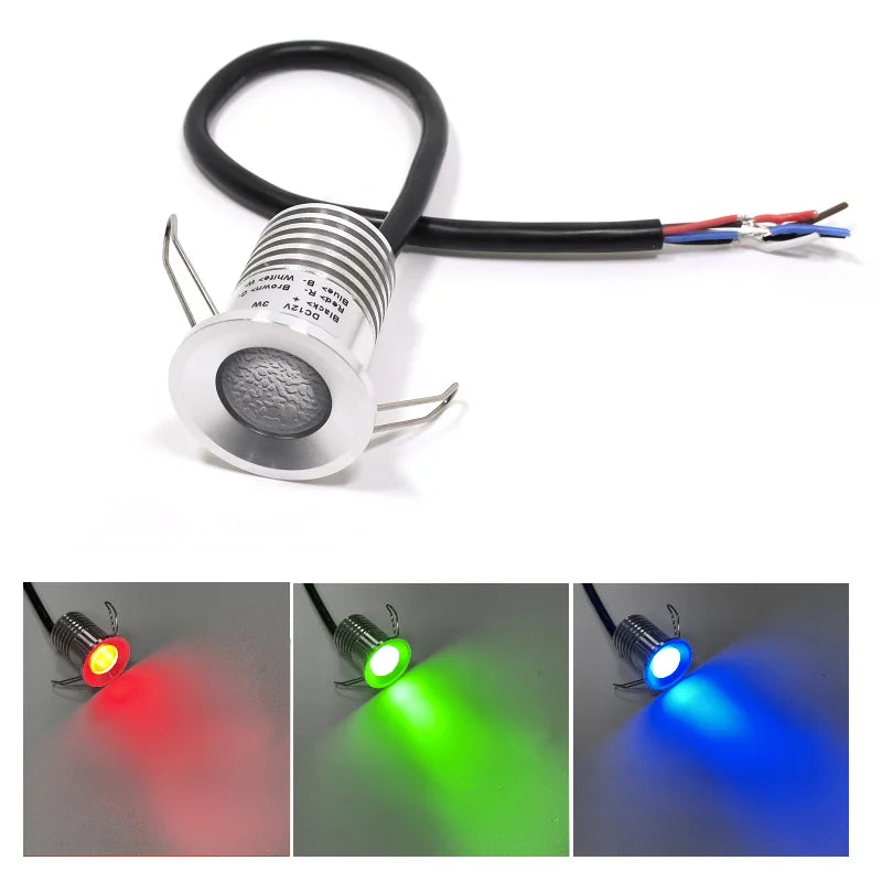 Waterproof RGB LED Mini Recessed Ceiling Light