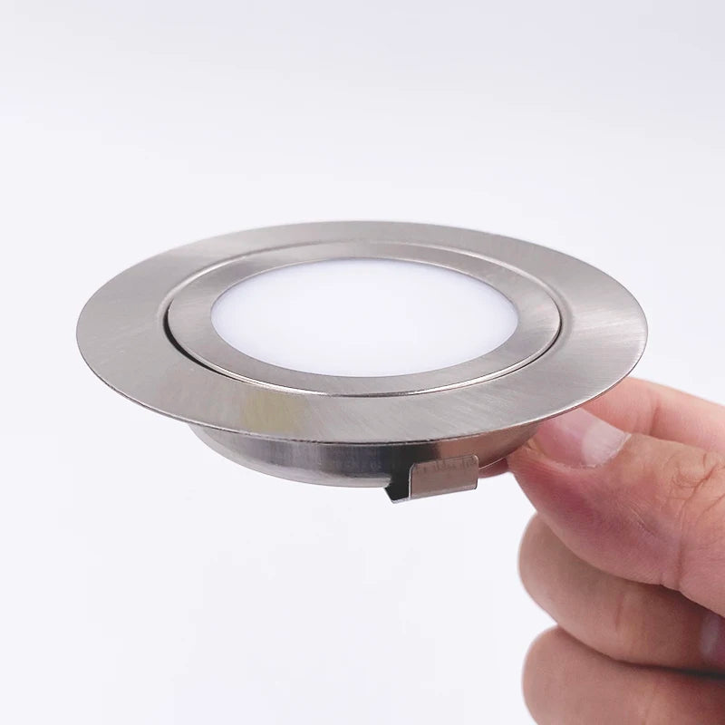 Ultra-Thin Mini LED Recessed Spotlight 3W 5W DC12V 24V 304 Stainless Steel PWM Dimmable IP65