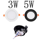 COB LED Recessed Downlight 3W 5W 7W 9W 12W 15W 18W 120° CRI 85+ 95-110lm/W AC 85-265V