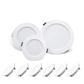 LED Recessed Downlight 5W 9W 12W 15W 18W Epistar DC12V DC24V AC110-240V 120° 2-8 Pack