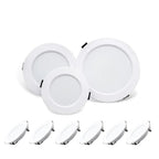 LED Recessed Downlight 5W 9W 12W 15W 18W Epistar DC12V DC24V AC110-240V 120° 2-8 Pack