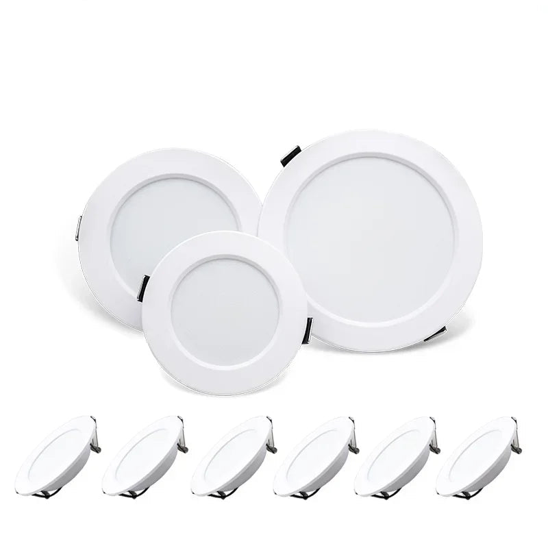 LED Recessed Downlight 5W 9W 12W 15W 18W Epistar DC12V DC24V AC110-240V 120° 2-8 Pack