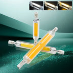 R7S COB LED Glass Tube Bulb 15W 20W 30W 50W 78mm 118mm Halogen Replacement 110-240V