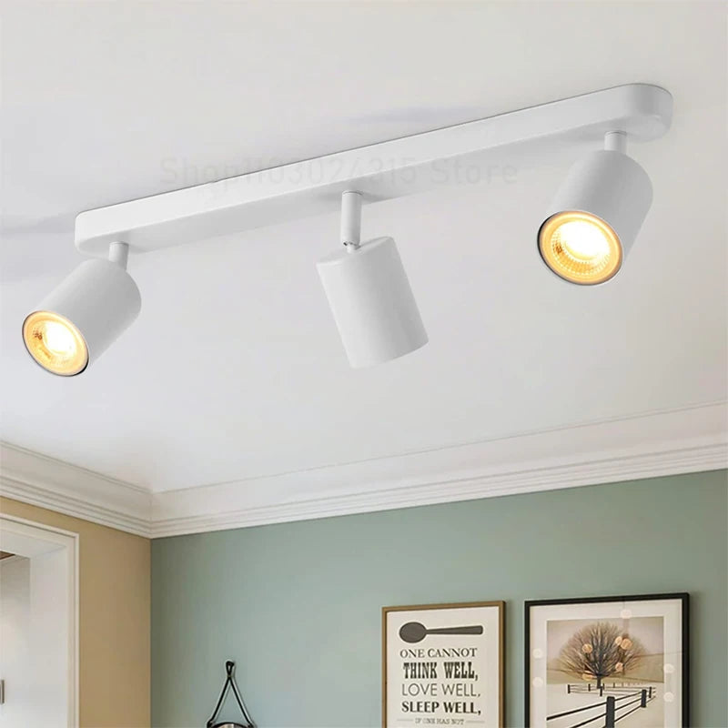 GU10 Surface Mounted LED Ceiling Spotlight 7W 12W Clothing Store Accent Lamp AC 90-260V