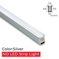 Ultra Thin LED Aluminum Channel Profile Silicone Diffuser Recessed or Surface Mount DC 12V Cabinet Closet Bar Light 30cm 40cm 50cm 100cm