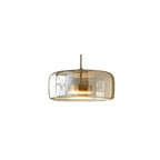 Nordic Minimalist Iron Glass Pendant Chandelier E26 E27 38cm Single Head Dimmable AC 90-260V