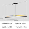 Modern LED Pendant Chandelier 20 Plus Heads Iron Plated Cord Pendant Touch Switch AC 90-260V Living Room Dining Room