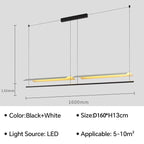 Modern LED Pendant Chandelier 20 Plus Heads Iron Plated Cord Pendant Touch Switch AC 90-260V Living Room Dining Room
